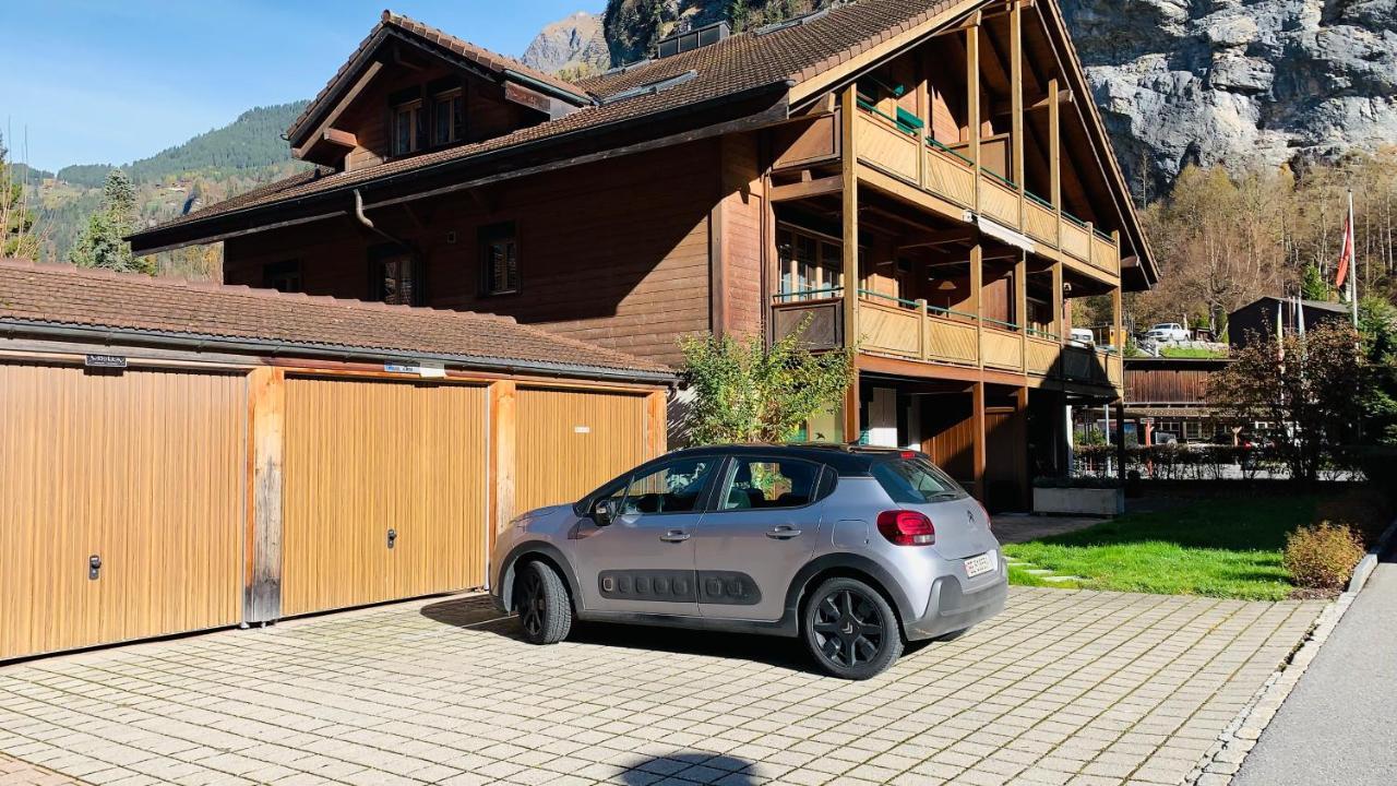 Ferienwohnung Talhaus ラウターブルンネン エクステリア 写真